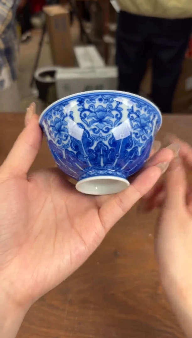 杯看山柴窑青花看山柴窑青花