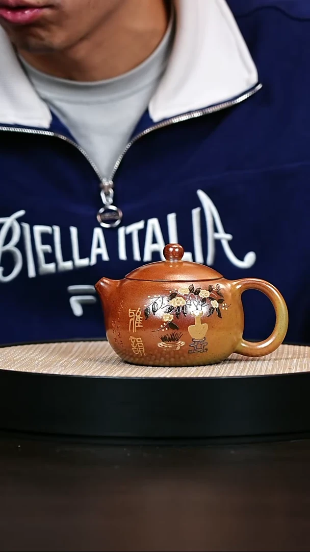 茶壶紫砂原矿紫砂壶柴烧西施280cc