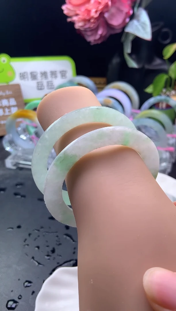 未镶嵌手镯定制翡翠54/56-63「定制不退不换」「多样性发货一个」