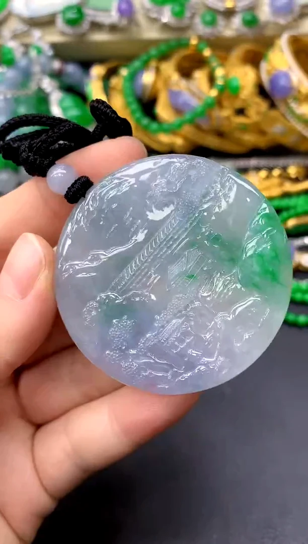 颈饰未镶嵌翡翠161-中国好珍宝