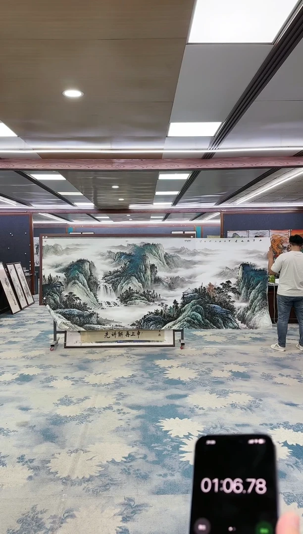 绘画xc张伦玉-大丈二-国画