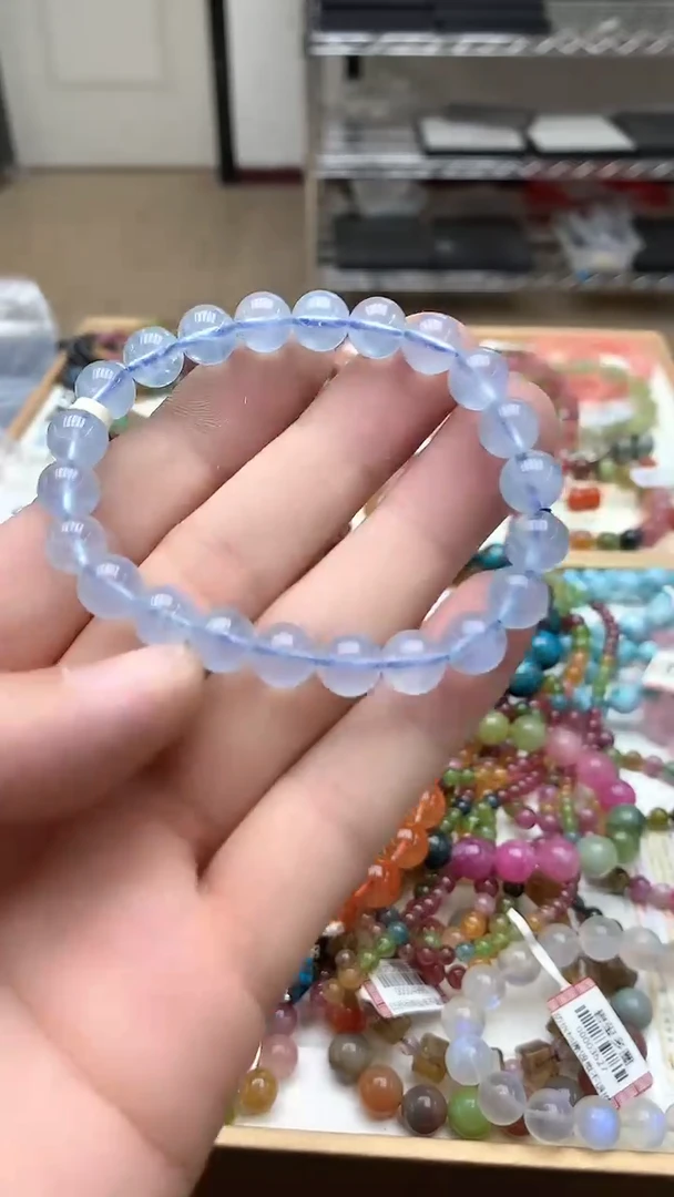 【闪购商品】海蓝宝石手链未镶嵌手链122