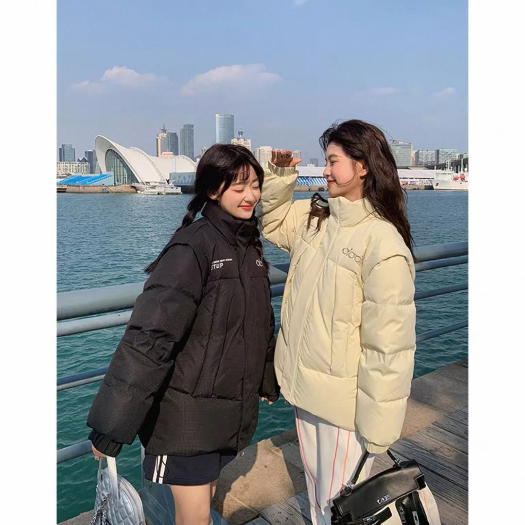 5216冬季时尚立领潮流袖子可拆卸羽绒服lsb