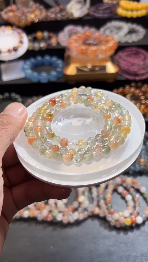未镶嵌手链水晶饱***好106
