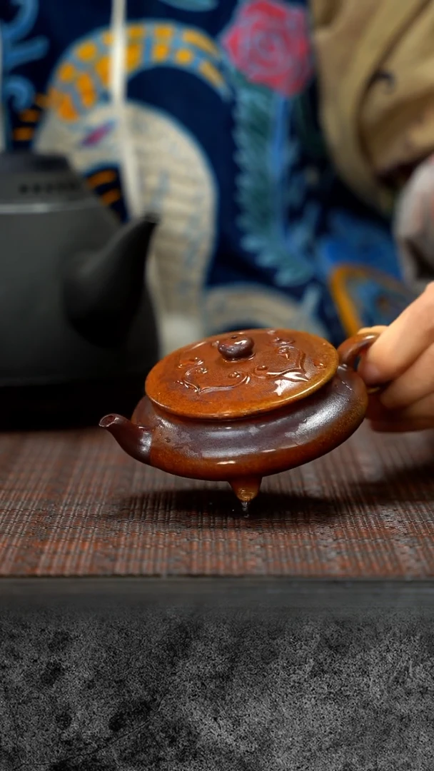 【闪购商品】紫砂茶壶紫砂三足如意