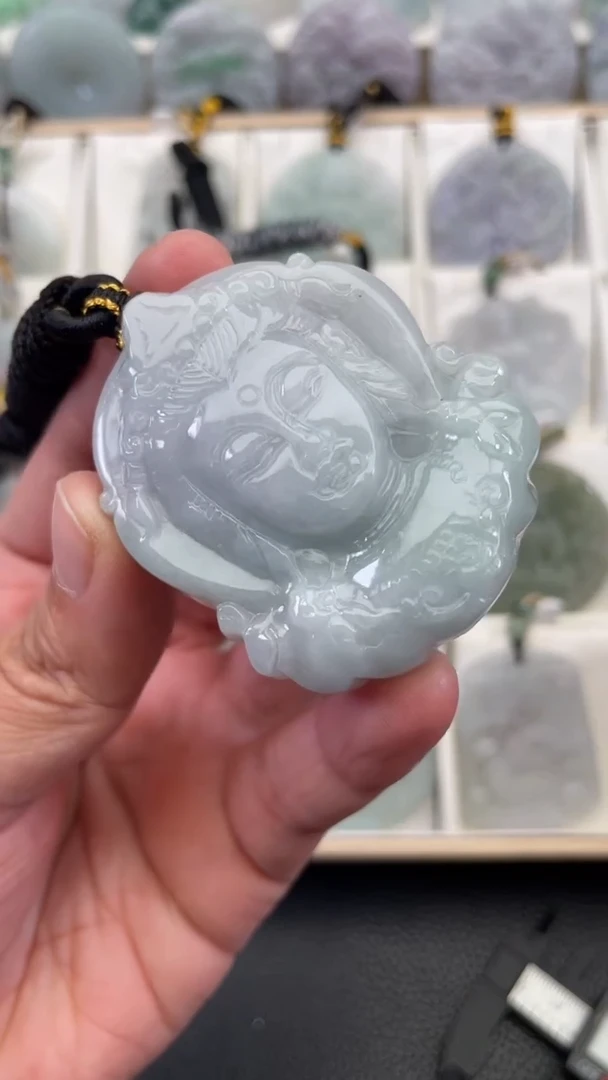 颈饰未镶嵌翡翠天然缅甸翡翠A货369