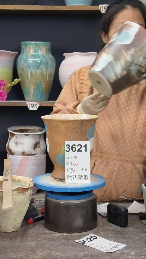 景德镇陶园花盆3621