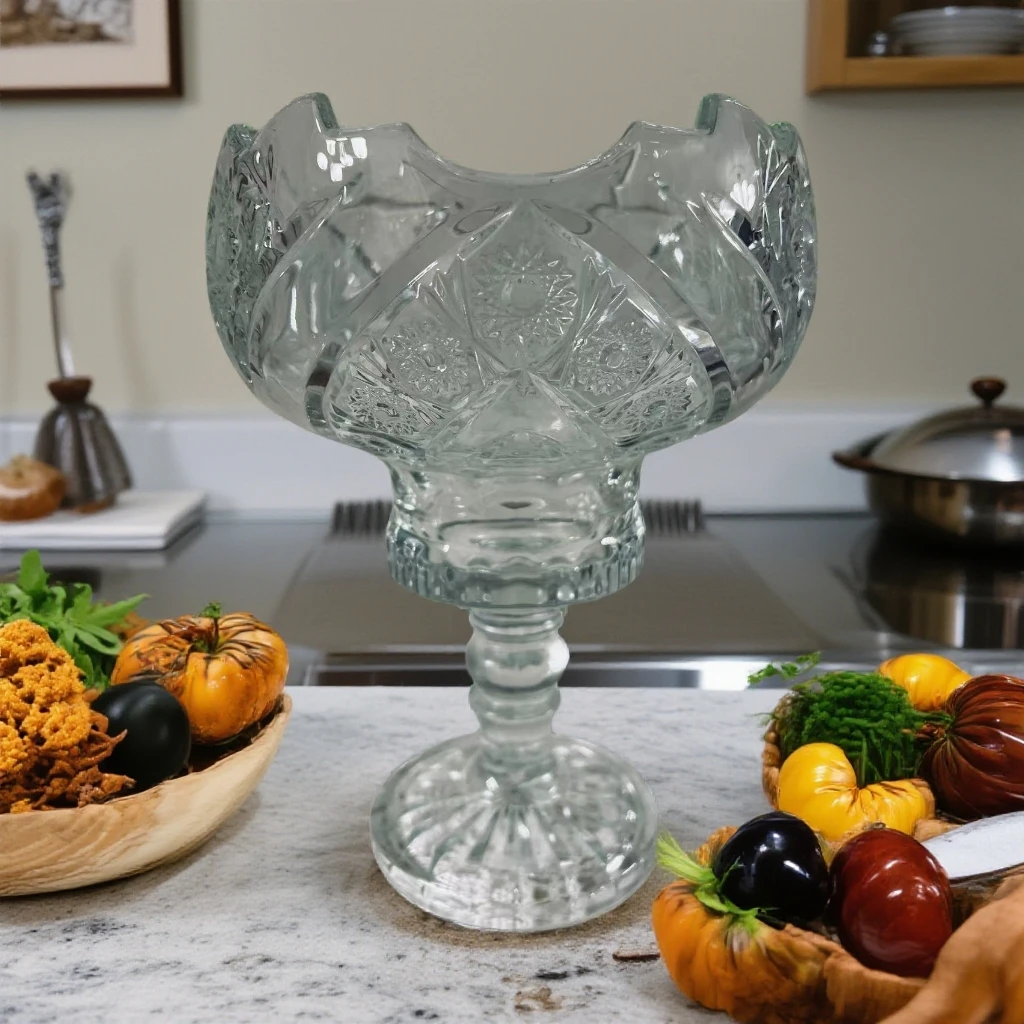 【迪拉生活用品店推荐】新疆包邮无铅大号水果玻璃器皿家用