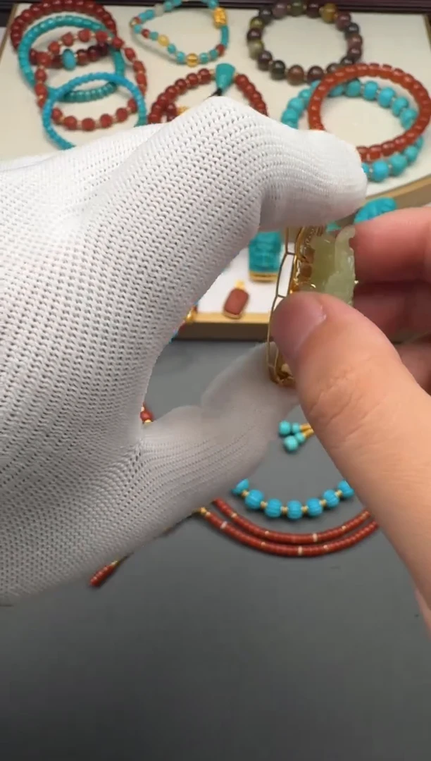 未镶嵌绿松石手串浅***～111111