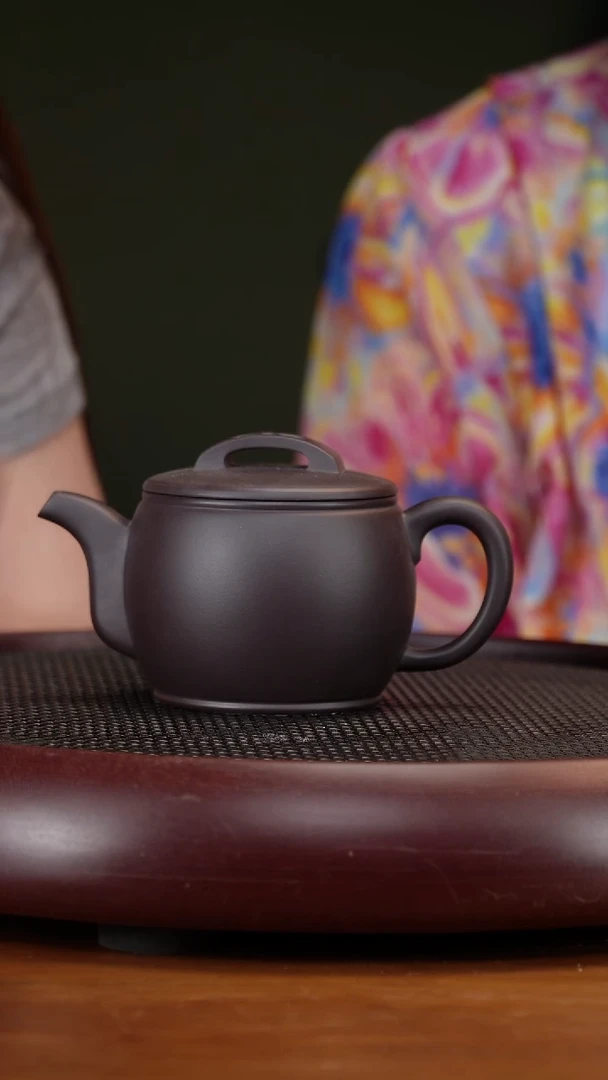 茶壶紫砂3ZCP汉瓦 黑墩头260cc