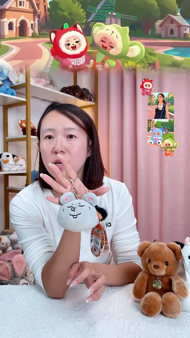 毛绒大鼠大头挂件