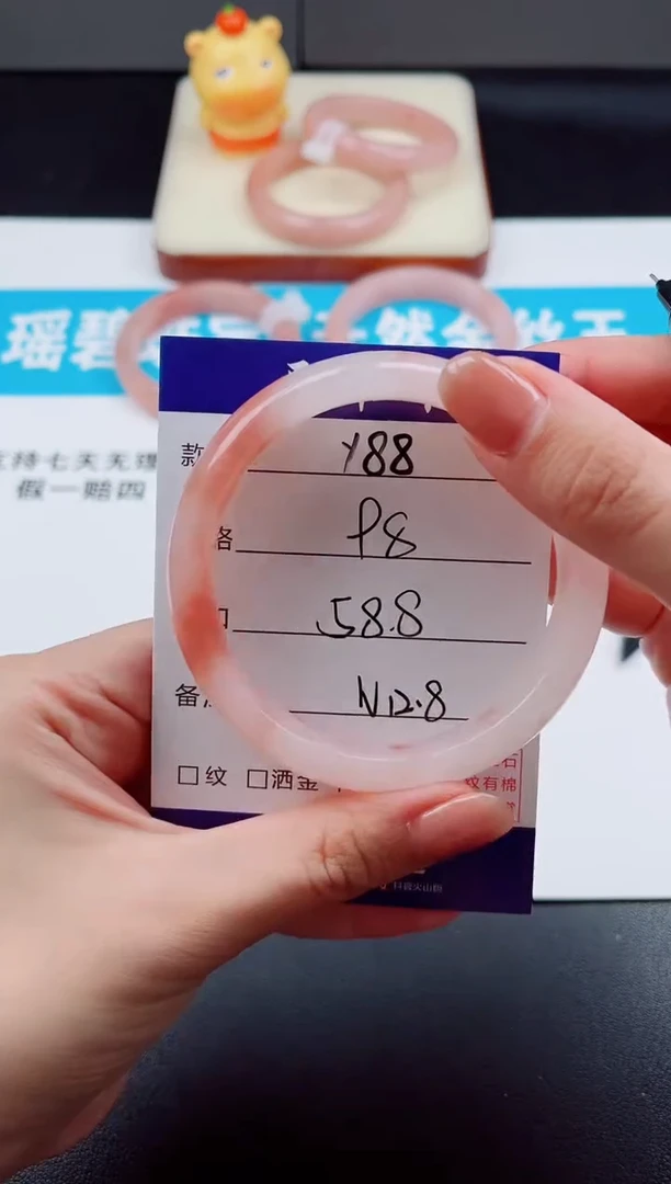 未镶嵌手镯石英质玉Y88  -  58.8