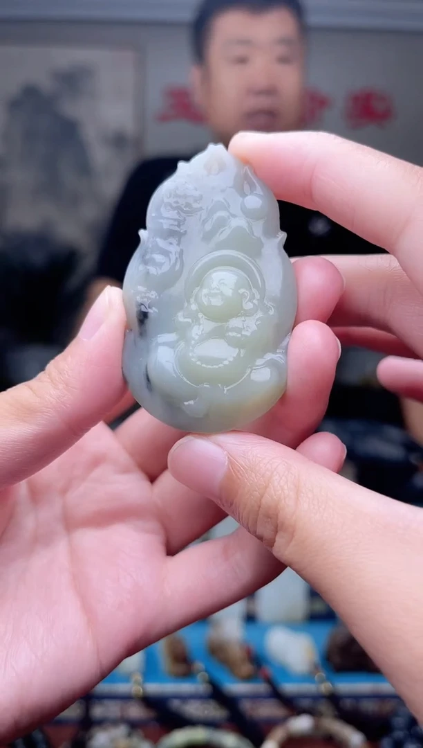 和田玉未镶嵌挂件1