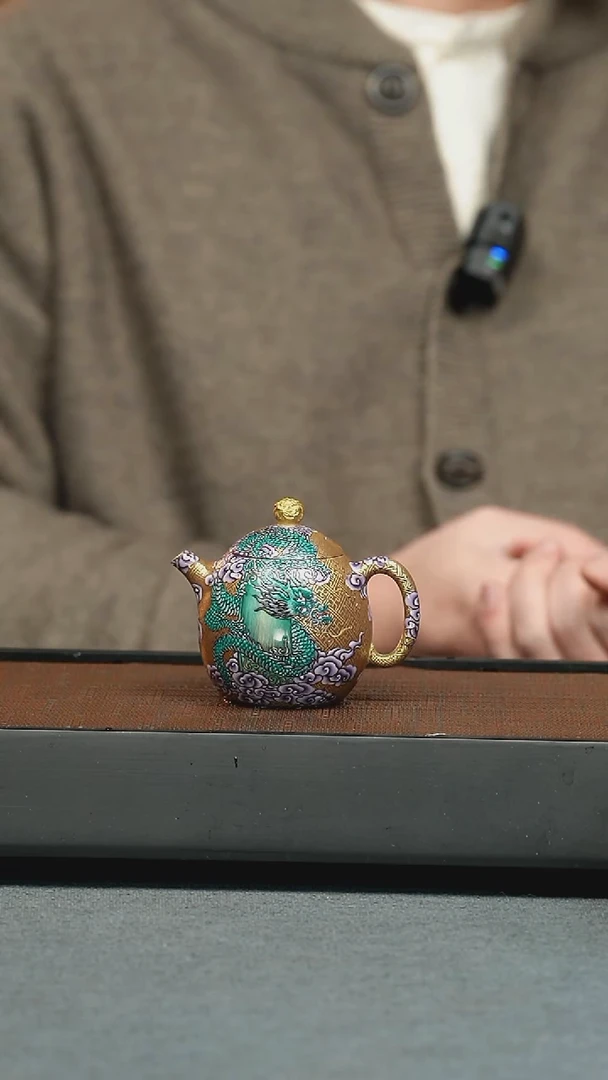 【闪购商品】紫砂茶壶五堂 龙生九子-负屃