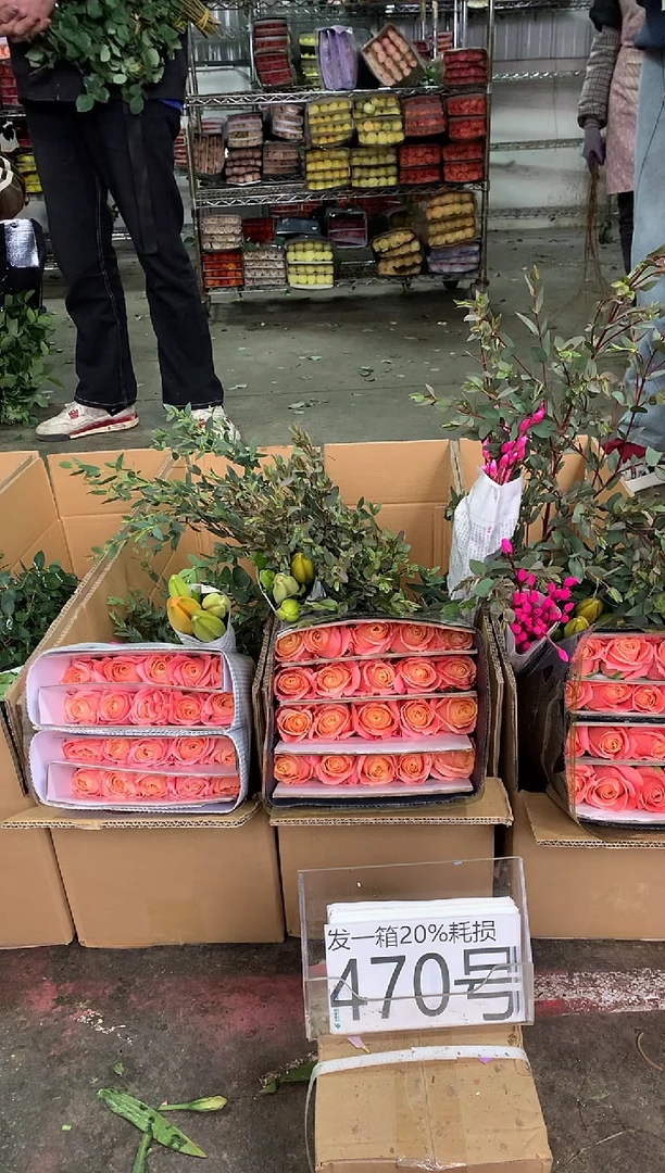 470号♥中通含20%耗损发一箱鲜花