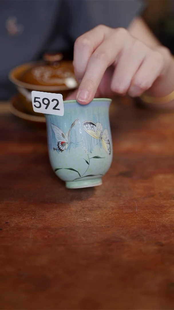 杯等烟雨陶瓷手作主人杯592