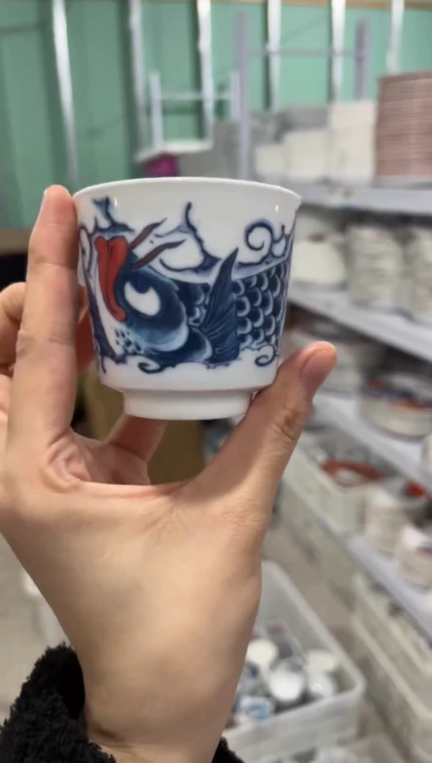 瓷片陶昨明马蹄杯（福利价格）