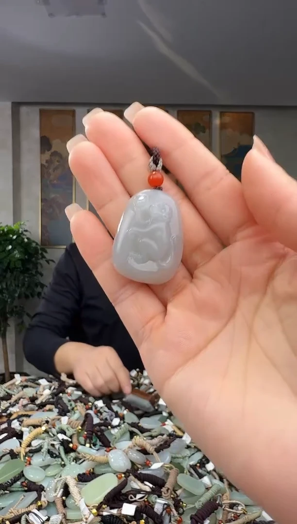 颈饰未镶嵌和田玉拍一发一多样性发货