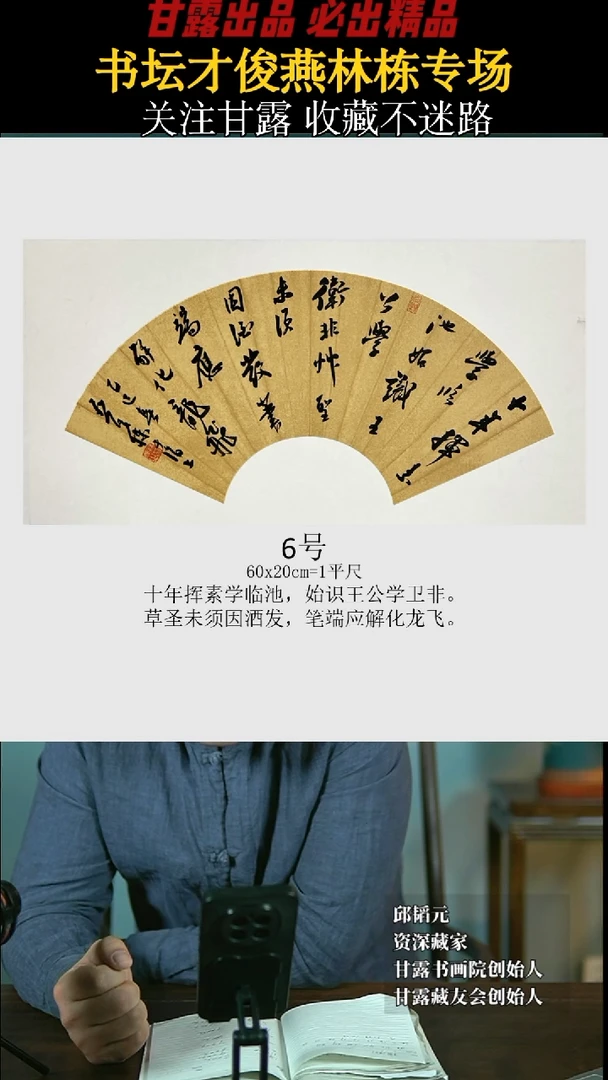 【闪购商品】书法燕林栋6号1647甘露美术馆