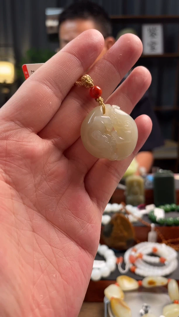 和田玉未镶嵌吊坠(不含链)挂件
