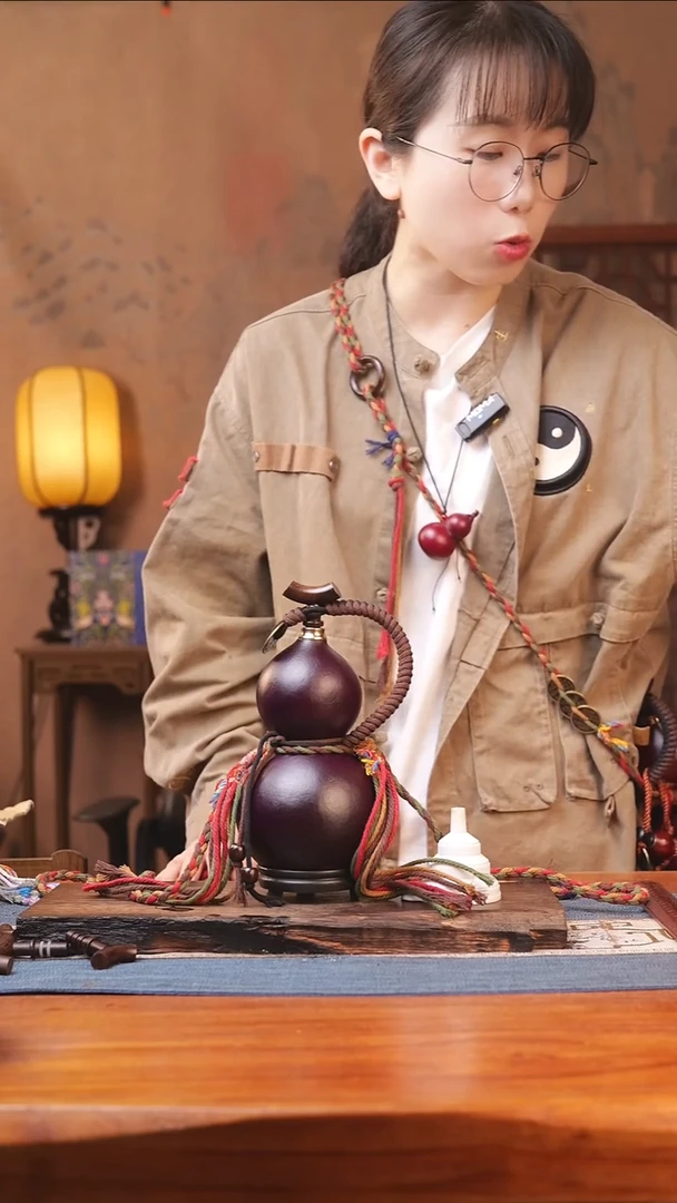 1148号链接精品大漆葫芦现货现发[一物一拍]