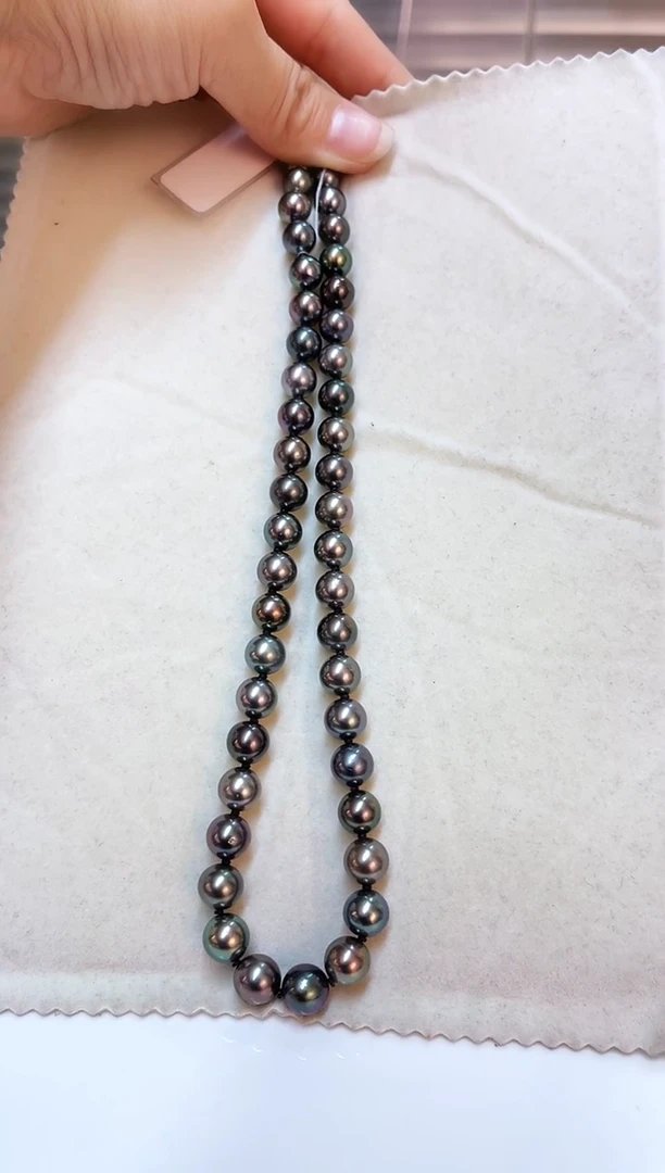 银S925镶嵌颈饰海水珍珠8.2-10mm