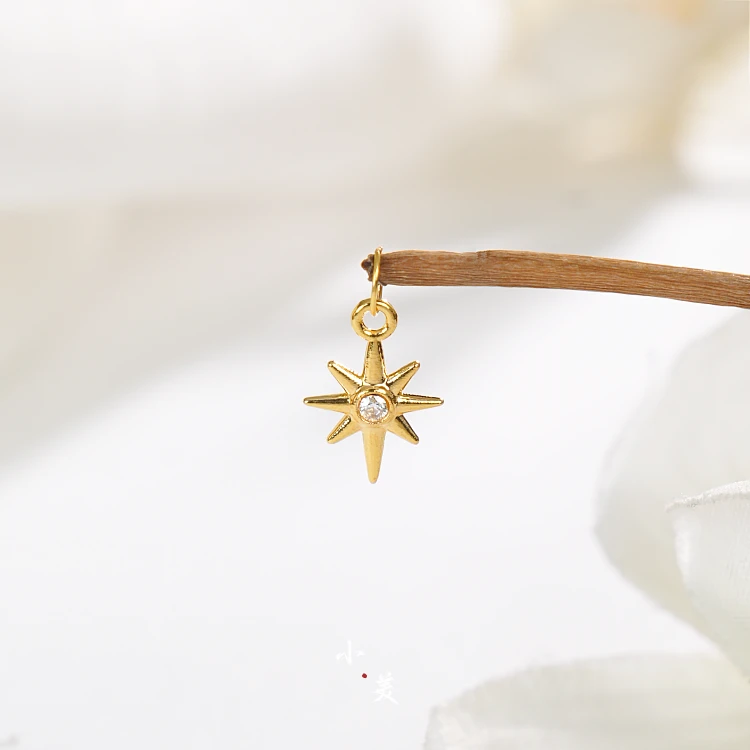 18K金·八芒星配件 G80224