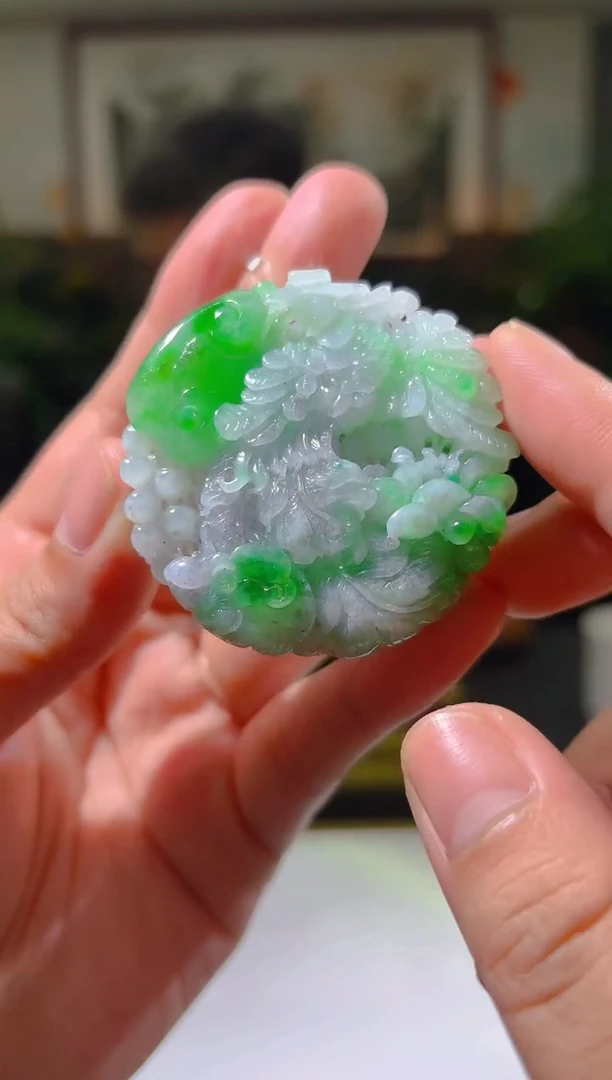 未镶嵌定制翡翠130930/L/发其一件/凤凰