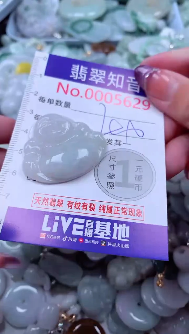 翡翠未镶嵌吊坠(不含链)5629