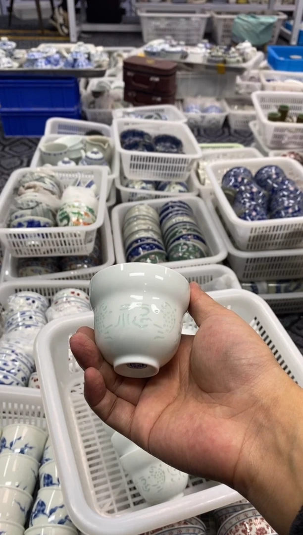 摆件陶景德陶瓷茶具容量约80