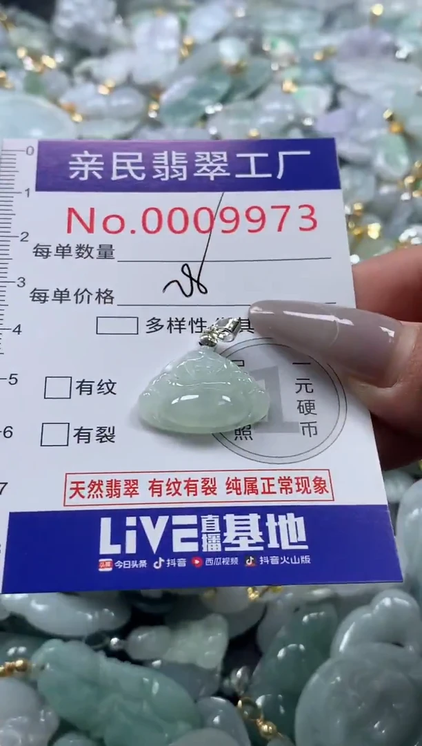 颈饰未镶嵌翡翠9973