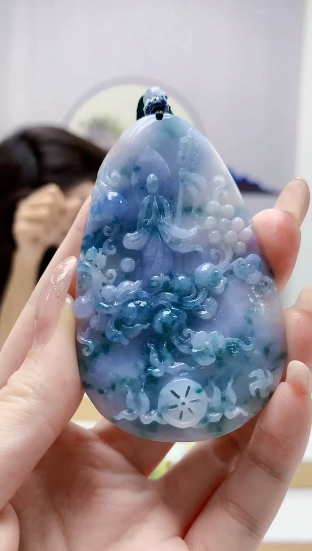 未镶嵌定制翡翠4829jw-毛货挂件176