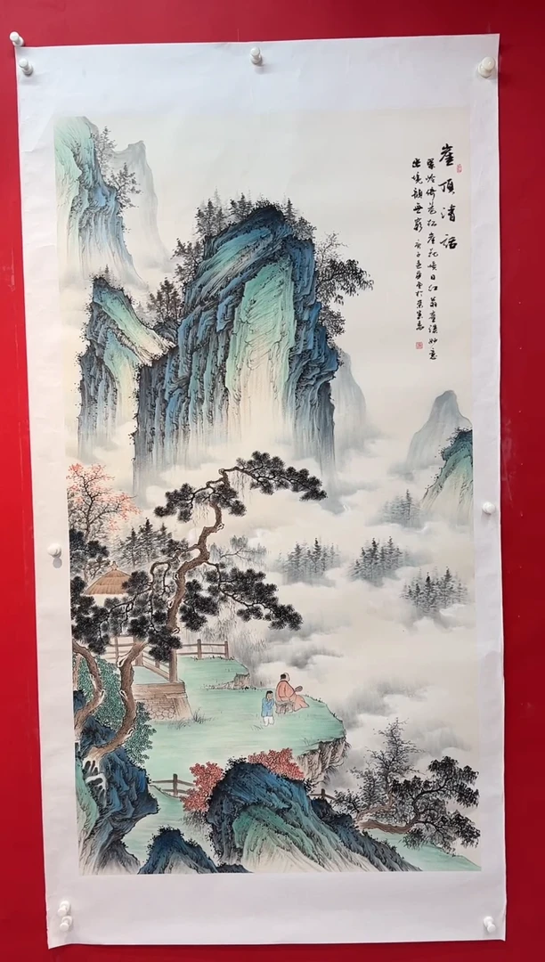 国画画家陆远华纯手绘原作