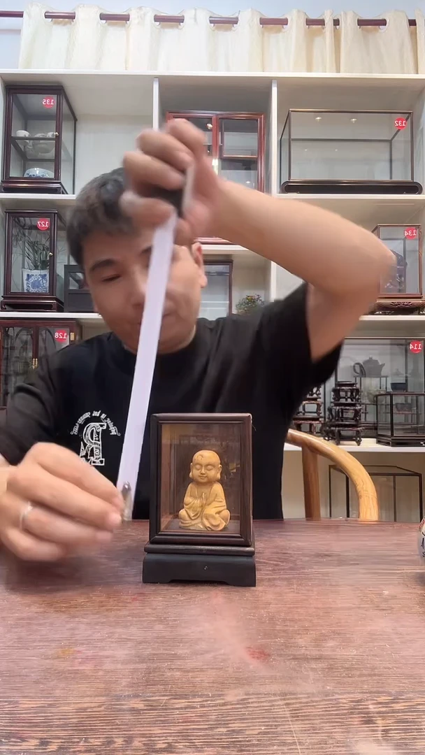 红酸枝木类玻璃罩403