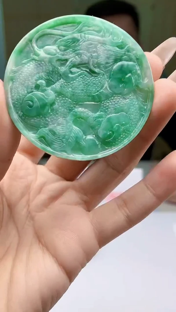 【闪购商品】定制翡翠未镶嵌5152ty-毛货挂件62