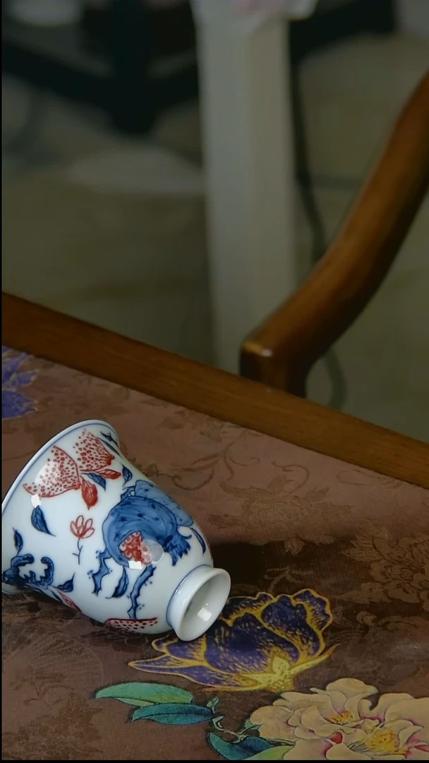 杯手工手绘杯杯很美丽