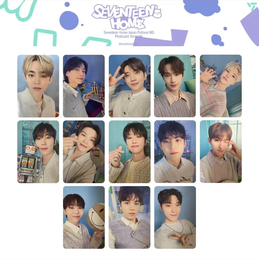 SEVENTEEN小卡 保真 SEVENTEEN周边 克拉岛 NANA民宿 home卫衣卡