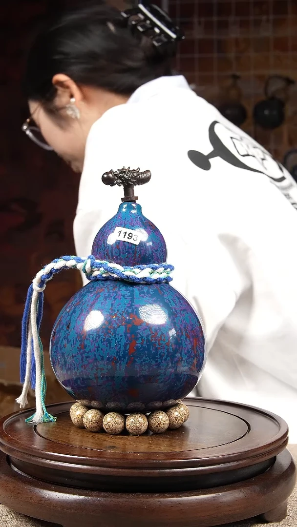 【闪购商品】1193大漆酒葫芦一物一拍【450ml】