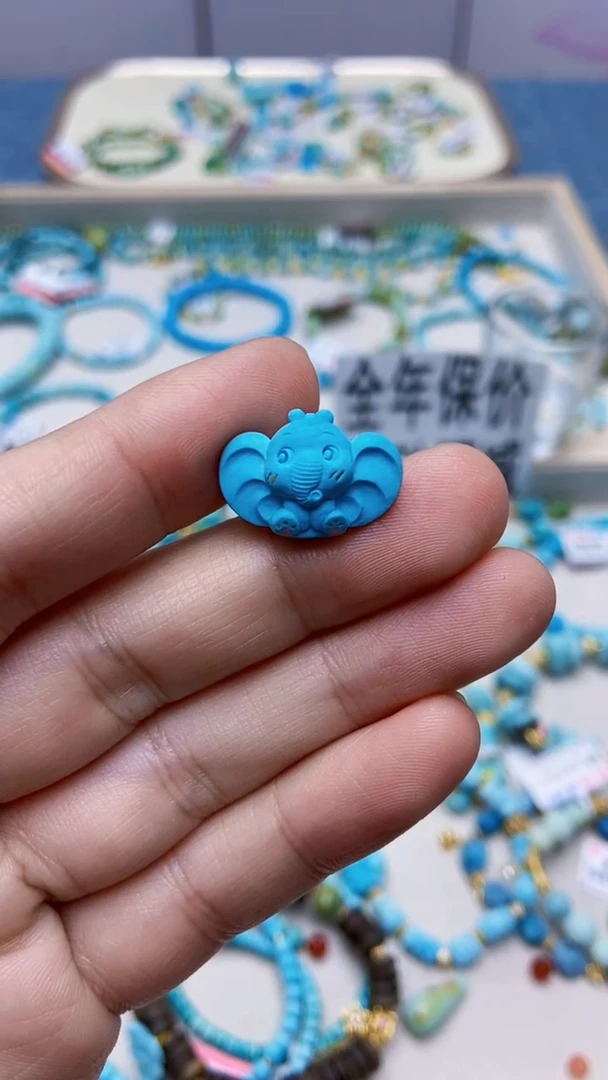 未镶嵌绿松石挂件81