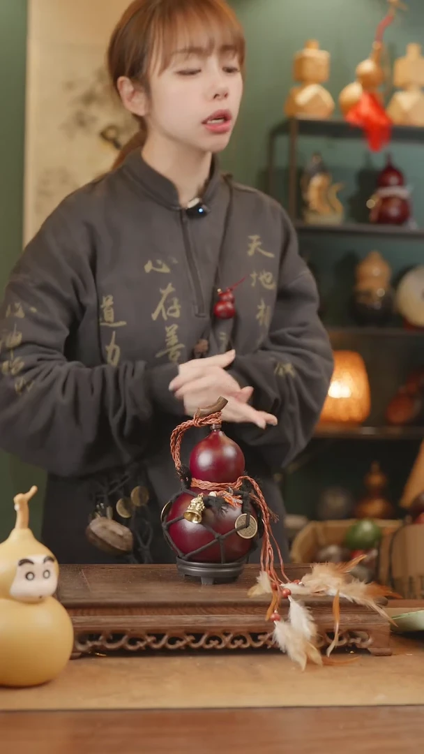 【闪购商品】112号精品天然大漆工艺防渗内胆酒葫芦~