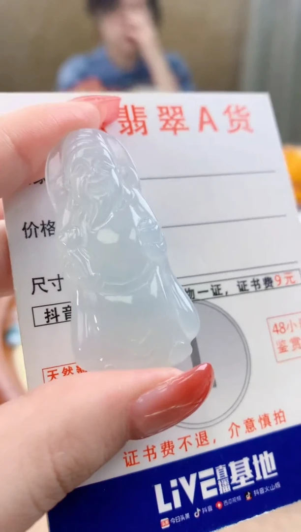 颈饰未镶嵌翡翠天然A货翡翠挂件