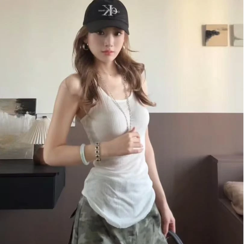 2025夏季新款时尚吊带背心气质显瘦洋气休闲百搭性感辣妹外穿吊带