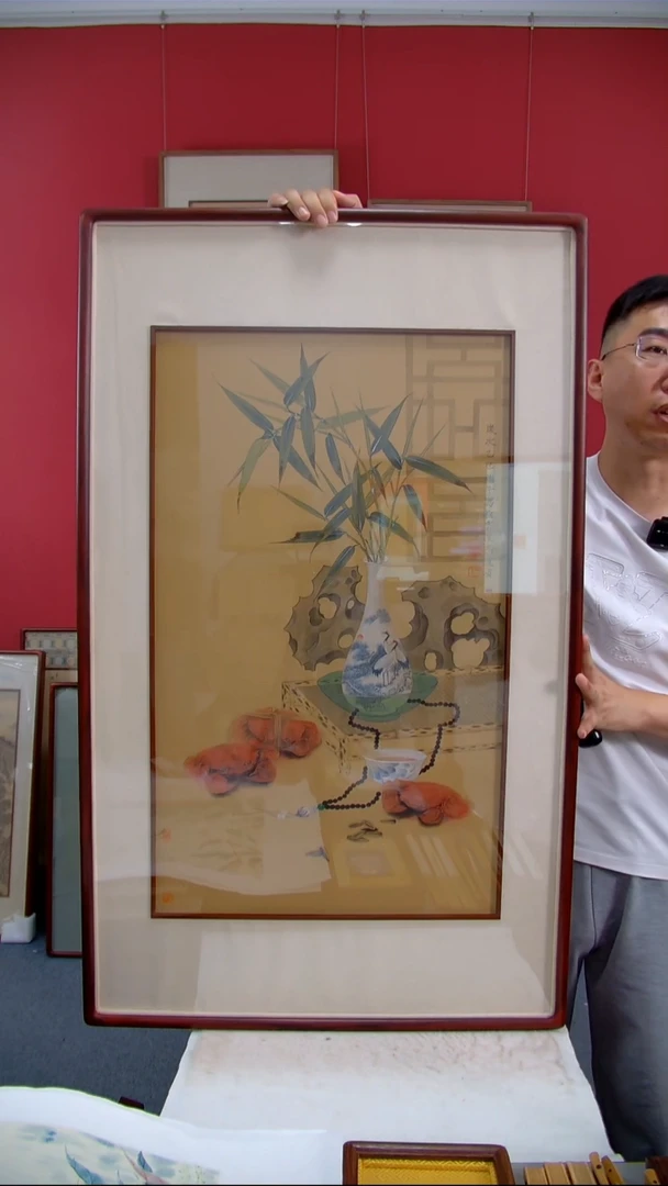 国画-***-李道省《清供》