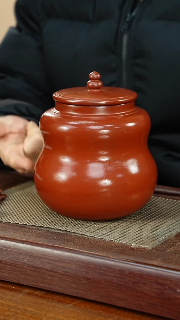 宜兴原矿紫砂茶叶罐