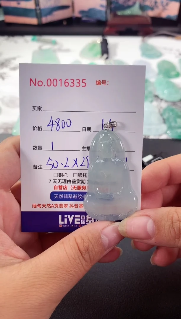 颈饰未镶嵌翡翠素衣