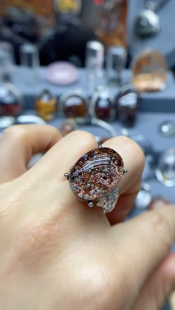 【闪购商品】水晶戒指银S925镶嵌水晶水晶