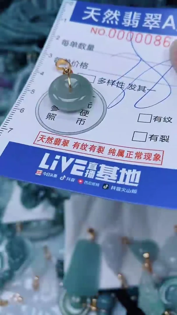 翡翠未镶嵌颈饰00000086