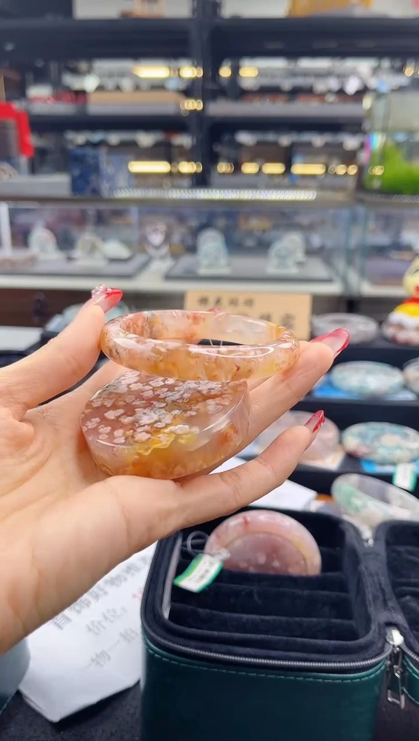 未镶嵌手镯石英质玉58圈口（赠品镯心）S986275