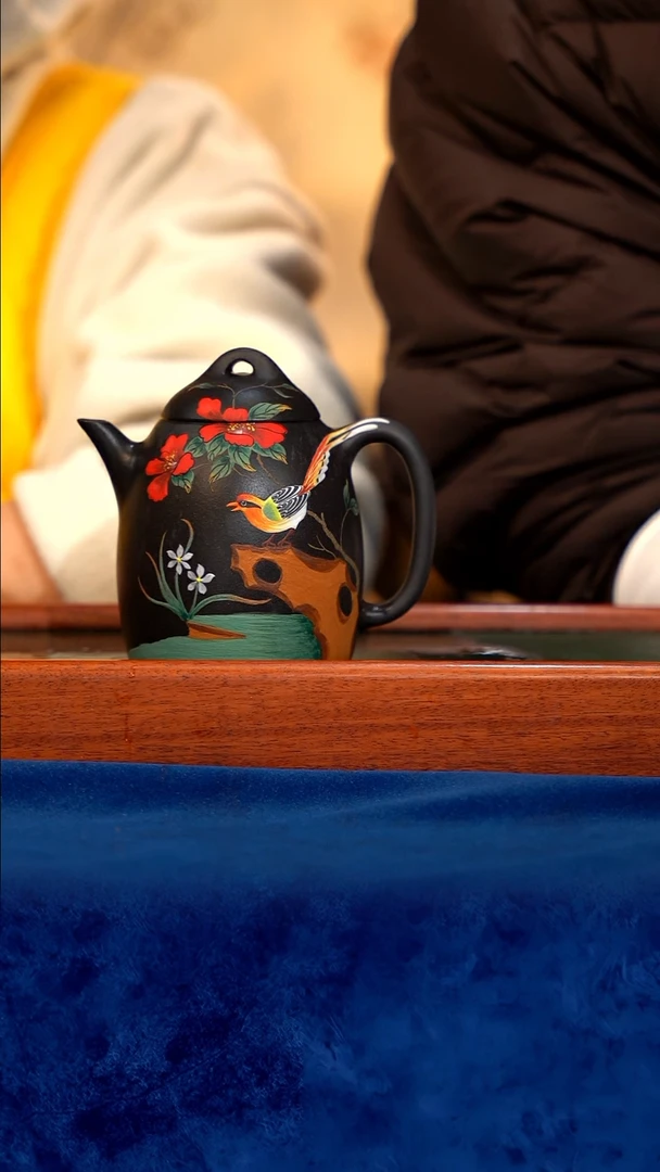 宜兴紫砂 紫砂茶壶 LJY  云雾天青
