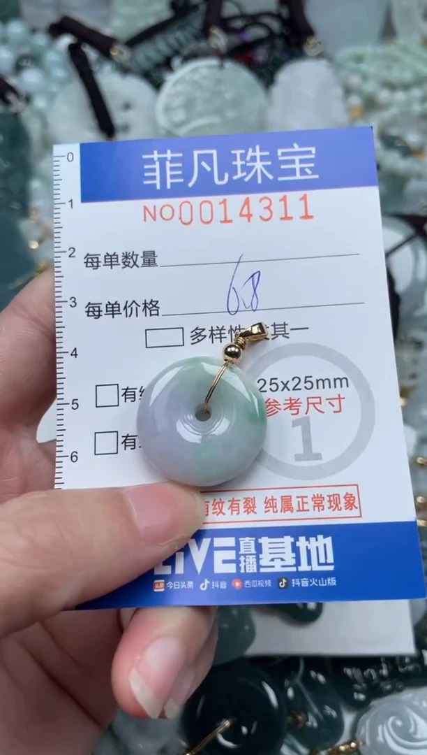 颈饰未镶嵌翡翠14311